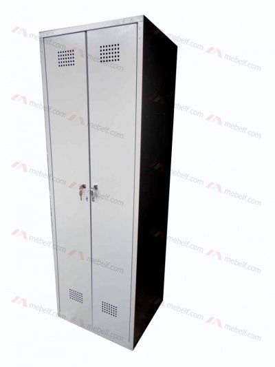 Шкаф металлический для одежды двухсекционный ШГС L500 фото