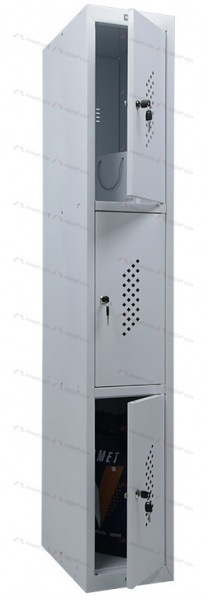 Шкаф для раздевалок ПРАКТИК усиленный ML 13-30 (базовый модуль) фото