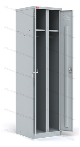 Шкаф металлический для одежды двухсекционный ШРМ-22 фото. Фото N2