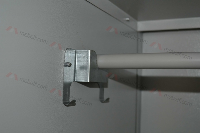 Шкаф металлический для одежды двухсекционный ШГС L500 фото. Фото N2