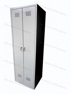 Шкаф металлический для одежды двухсекционный ШГС L800 фото