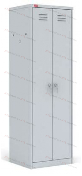 Шкаф металлический для одежды двухсекционный ШРМ-С/500 фото