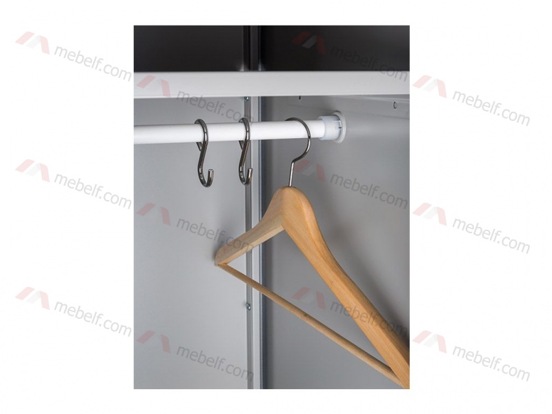 Шкаф металлический для одежды ПРАКТИК LS 21-60 фото. Фото N2