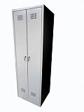 Шкаф металлический для одежды двухсекционный ШГС L600 фото
